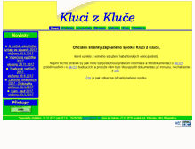 Tablet Screenshot of klucizkluce.cz